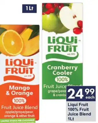 President Hyper Liqui Fruit 100% Fruit Juice Blend offer