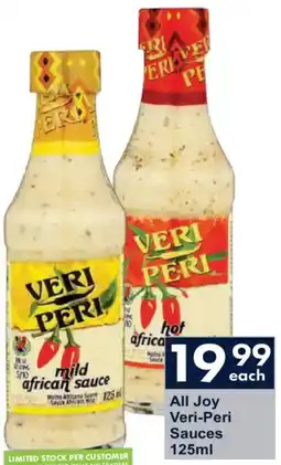 President Hyper All Joy Veri-Peri Sauces offer