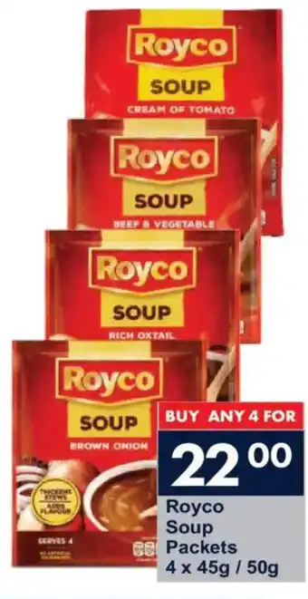 President Hyper Royco Soup Packets offer