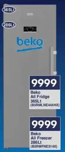 President Hyper Beko All Fridge or Beko All Freezer offer