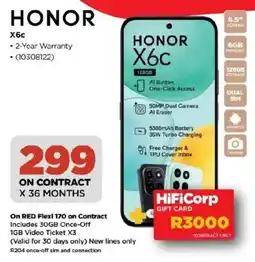 HiFi Corp Honor X6c offer