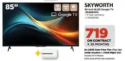 HiFi Corp Skyworth 85-inch QLED Google TV offer