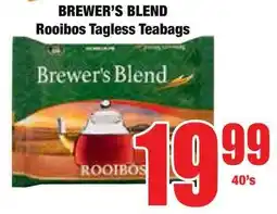 Boxer Superstores Brewer's Blend Rooibos Tagless Teabags offer