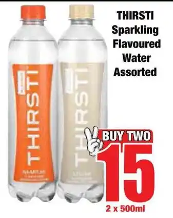 Boxer Superstores Thirsti Sparkling Flavoured Water Assorted offer