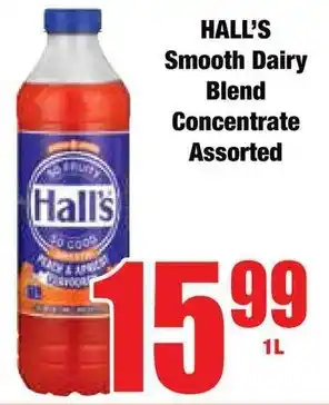 Boxer Superstores Hall's Smooth Dairy Blend Concentrate Assorted offer