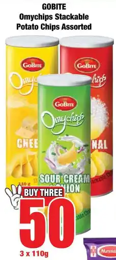 Boxer Superstores Gobite Omychips Stackable Potato Chips Assorted offer