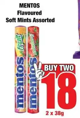 Boxer Superstores MENTOS Flavoured Soft Mints Assorted offer