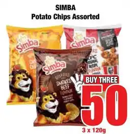 Boxer Superstores SIMBA Potato Chips Assorted offer