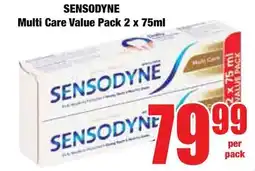 Boxer Superstores Sensodyne Multi Care Value Pack offer
