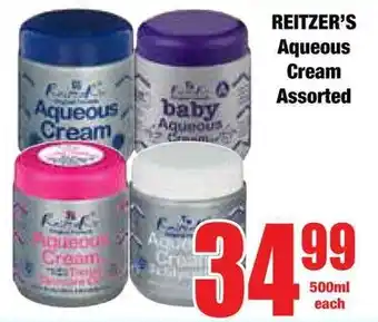 Boxer Superstores Reitzer's Aqueous Cream Assorted offer