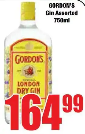 Boxer Superstores Gordon's Gin Assorted offer