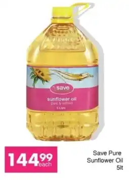Save Save Pure Sunflower Oil offer
