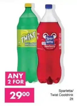 Save Sparletta/ Twist Cooldrink offer