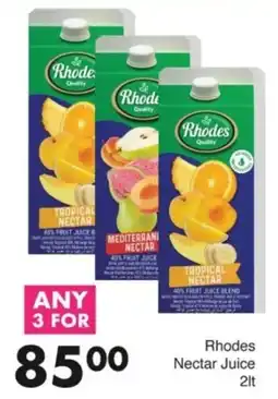 Save Rhodes Nectar Juice offer