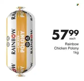 Save Rainbow Chicken Polony offer