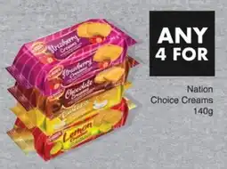 Save Nation Choice Creams offer