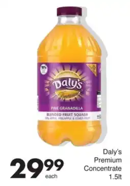 Save Daly's Premium Concentrate offer