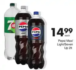 Save Pepsi Max/ Light/ Seven Up offer