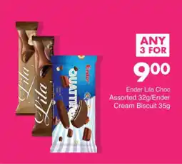Save Ender Lila Choc Assorted/ Ender Cream Biscuit offer
