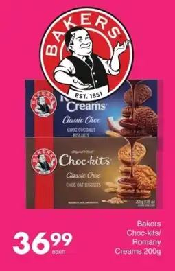 Save Bakers Choc-kits/ Romany Creams offer