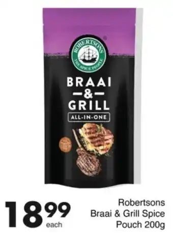Save Robertsons Braai & Grill Spice Pouch offer