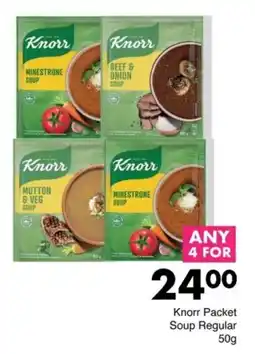 Save Knorr Packet Soup Regular offer