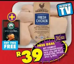 Shoprite Farmbest fresh chicken braai pack offer