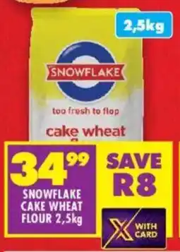 Shoprite Snowflake cake wheat flour offer