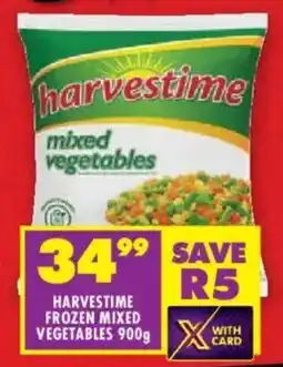Shoprite Harvestime frozen mixed vegetables offer