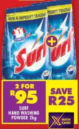 Shoprite Surf hand washing powder offer