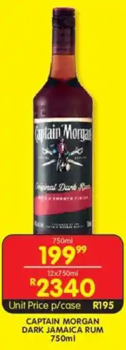 Shoprite Liquor Captain morgan dark jamaica rum offer
