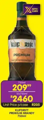 Shoprite Liquor Klipdrift premium brandy offer