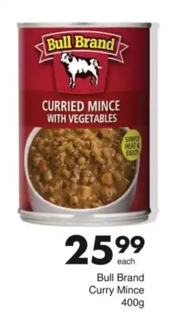 Save Bull Brand Curry Mince offer