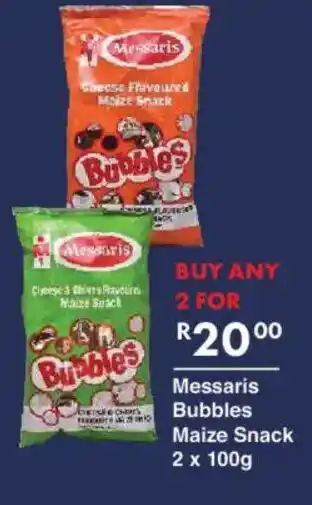 President Hyper Messaris Bubbles Maize Snack offer