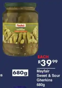 President Hyper Mayfair Sweet & Sour Gherkins offer