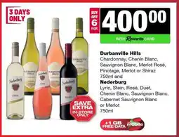 Spar Tops Durbanville Hills and Nederburg Wines offer