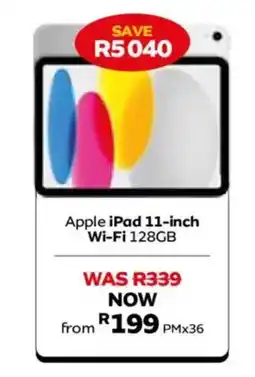 MTN Apple iPad 11-inch Wi-Fi 128GB offer