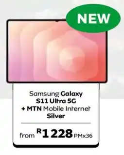 MTN Samsung Galaxy S11 Ultra 5G + MTN Mobile Internet Silver offer