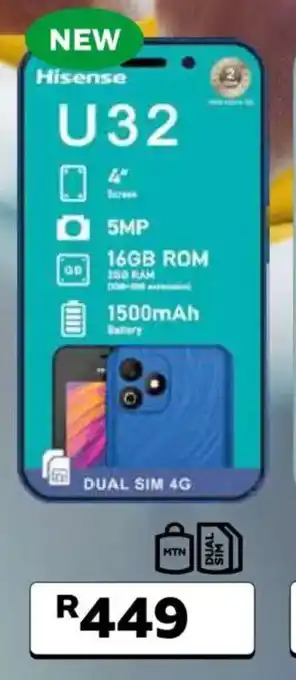 MTN Hisense U32 offer
