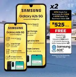 MTN Samsung Galaxy A26 5G offer