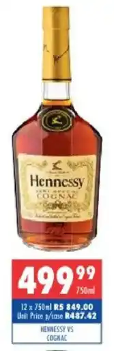 Ultra Liquors Hennessy vs cognac offer