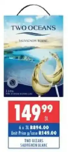 Ultra Liquors Two oceans sauvignon blanc offer
