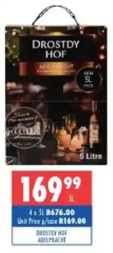Ultra Liquors Drostdy hof adelpracht offer