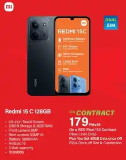 Incredible Connection Redmi 15 C 128GB offer