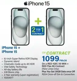 Incredible Connection iPhone 15 offer