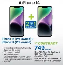 Incredible Connection iPhone 14 Pre-owned offer