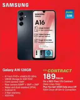 Incredible Connection Samsung Galaxy A16 128GB offer