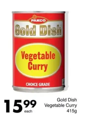 Save Gold Dish Vegetable Curry offer