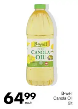Save B-well Canola Oil offer