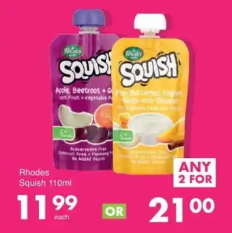 Save Rhodes Squish offer